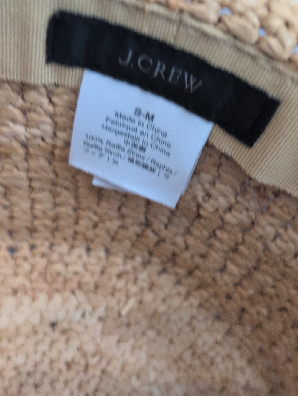 J.Crew Crocheted Raffia Hat - Picture 6 of 7